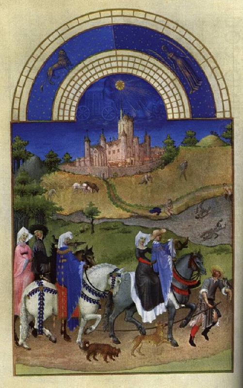 LIMBOURG brothers Les trs riches heures du Duc de Berry: Aout (August) sg china oil painting image